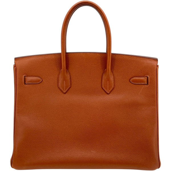 エルメス HERMES バーキン35 □J刻 ブリック SV金具 ヴァッシュリエジュ レディース ハンドバッグ