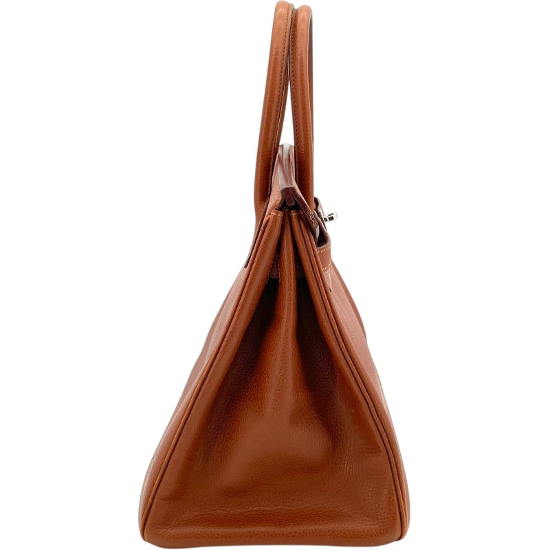 エルメス HERMES バーキン35 □J刻 ブリック SV金具 ヴァッシュリエジュ レディース ハンドバッグ