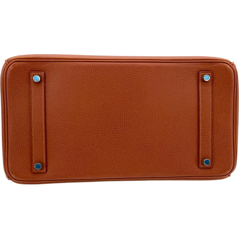 エルメス HERMES バーキン35 □J刻 ブリック SV金具 ヴァッシュリエジュ レディース ハンドバッグ