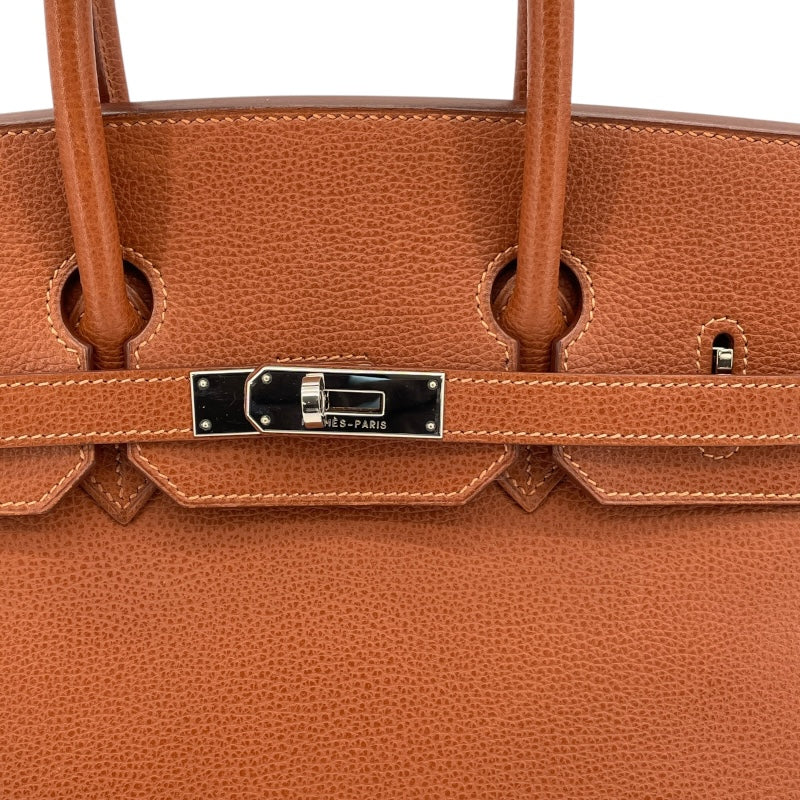 エルメス HERMES バーキン35 □J刻 ブリック SV金具 ヴァッシュリエジュ レディース ハンドバッグ