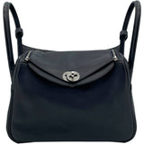 エルメス HERMES リンディ26 タッチ Y刻 ブルーインディゴ SV金具 スイフト・ニロティカスマット レディース ハンドバッグ