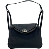 エルメス HERMES リンディ26 タッチ Y刻 ブルーインディゴ SV金具 スイフト・ニロティカスマット レディース ハンドバッグ