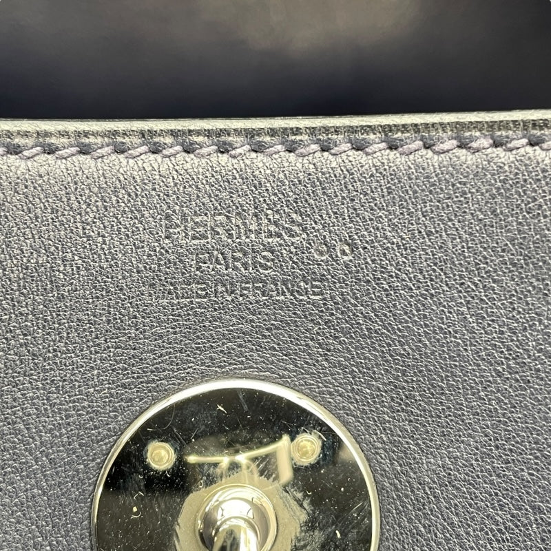 エルメス HERMES リンディ26 タッチ Y刻 ブルーインディゴ SV金具 スイフト・ニロティカスマット レディース ハンドバッグ