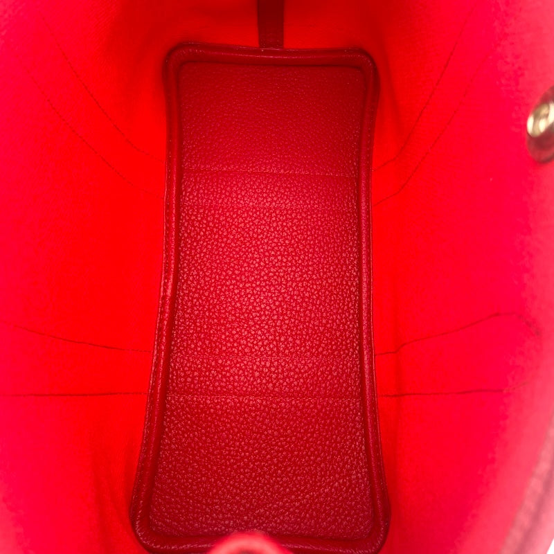 エルメス HERMES ガーデンパーティTPM D刻印 ルージュアッシュ SV金具 ツイルアッシュ・ネゴンダ レディース ハンドバッグ