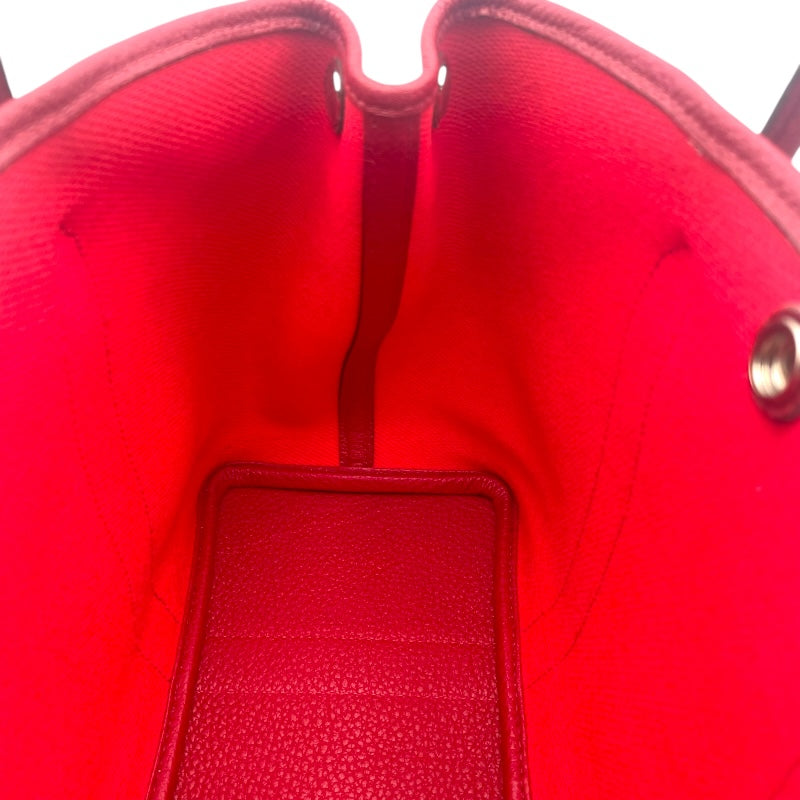 エルメス HERMES ガーデンパーティTPM D刻印 ルージュアッシュ SV金具 ツイルアッシュ・ネゴンダ レディース ハンドバッグ