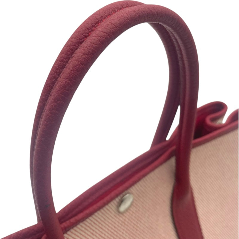 エルメス HERMES ガーデンパーティTPM D刻印 ルージュアッシュ SV金具 ツイルアッシュ・ネゴンダ レディース ハンドバッグ