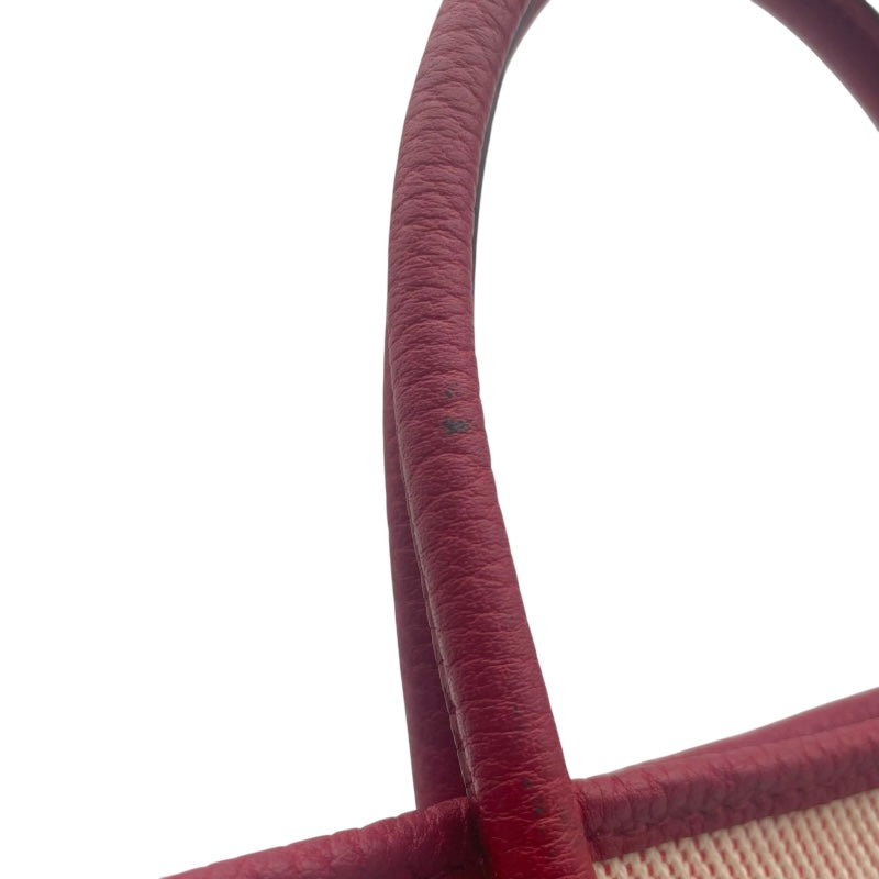 エルメス HERMES ガーデンパーティTPM D刻印 ルージュアッシュ SV金具 ツイルアッシュ・ネゴンダ レディース ハンドバッグ