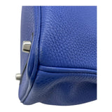 エルメス HERMES バーキン25 □O刻 ブルーエレクトリック SV金具 トゴ レディース ハンドバッグ