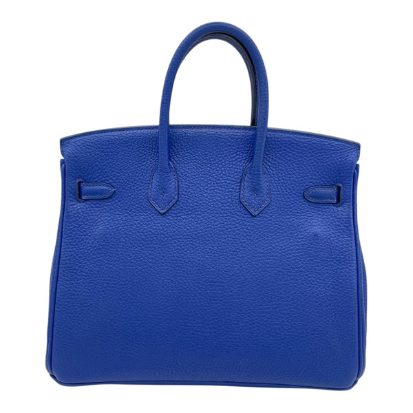 エルメス HERMES バーキン25 □O刻 ブルーエレクトリック SV金具 トゴ レディース ハンドバッグ