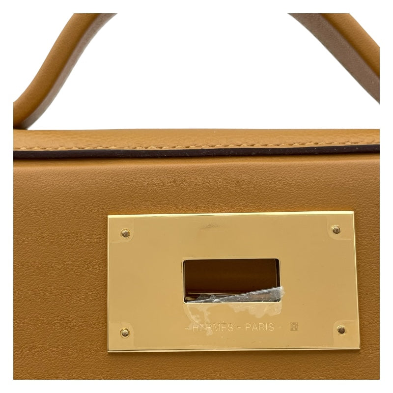 エルメス HERMES ヴァンキャトルミニヴェルソ B刻 キャラメル ニューブルージーン GD金具 エバーカラー スイフト レディース ハンドバッグ