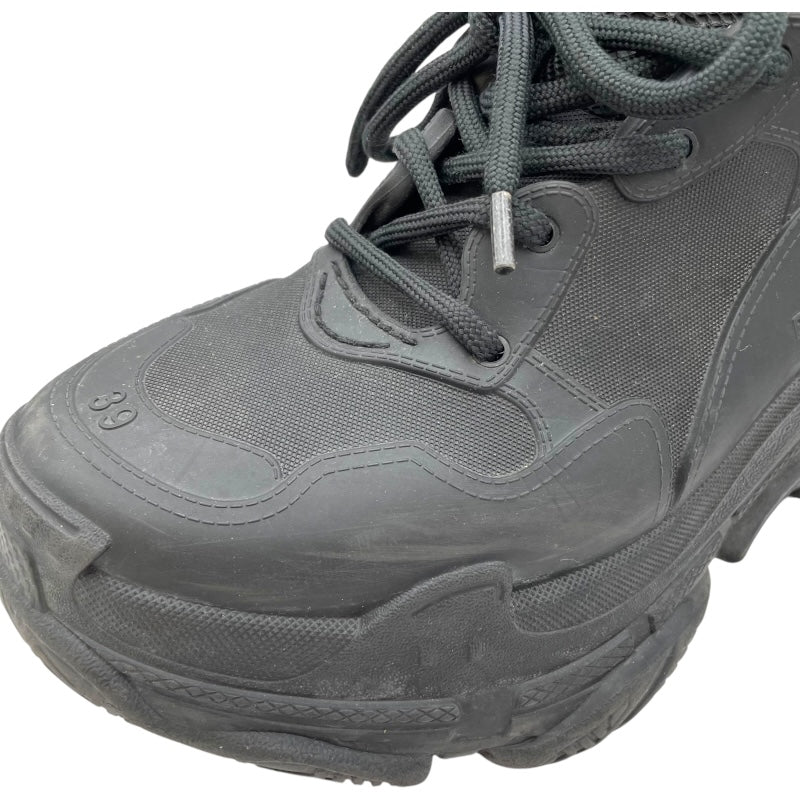 バレンシアガ BALENCIAGA Triple S トレーナースニーカー 752335 ブラック メッシュ メンズ スニーカー