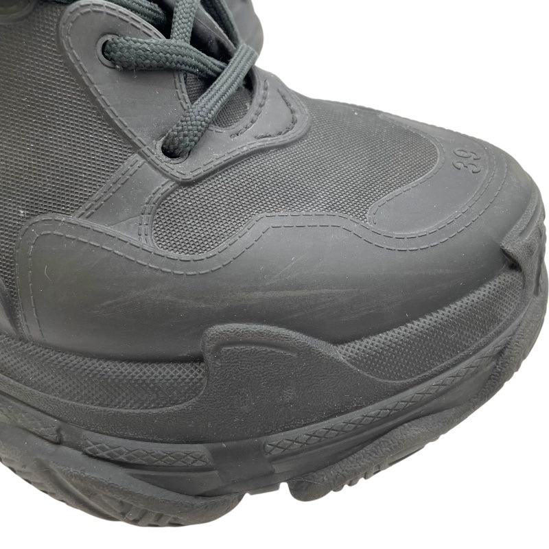 バレンシアガ BALENCIAGA Triple S トレーナースニーカー 752335 ブラック メッシュ メンズ スニーカー