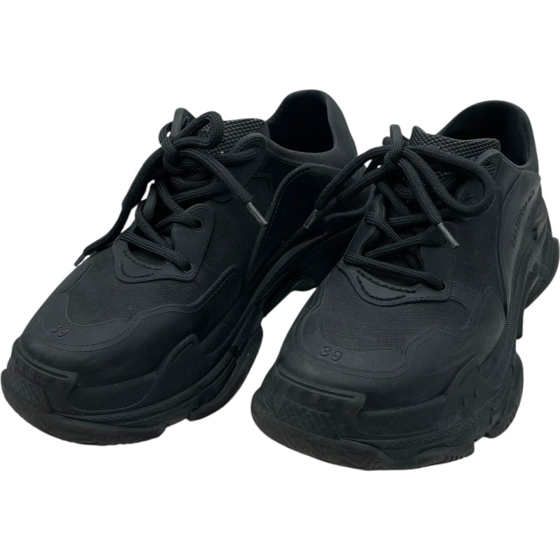 バレンシアガ BALENCIAGA Triple S トレーナースニーカー 752335 ブラック メッシュ メンズ スニーカー