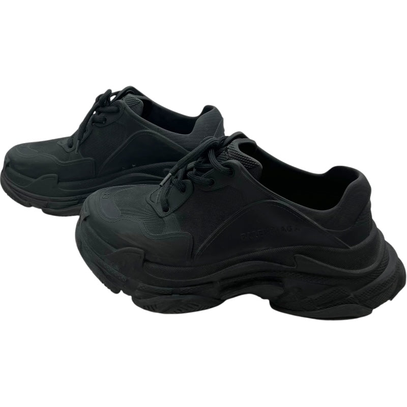 バレンシアガ BALENCIAGA Triple S トレーナースニーカー 752335 ブラック メッシュ メンズ スニーカー