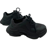 バレンシアガ BALENCIAGA Triple S トレーナースニーカー 752335 ブラック メッシュ メンズ スニーカー