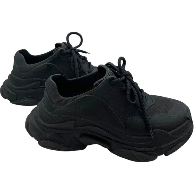 バレンシアガ BALENCIAGA Triple S トレーナースニーカー 752335 ブラック メッシュ メンズ スニーカー