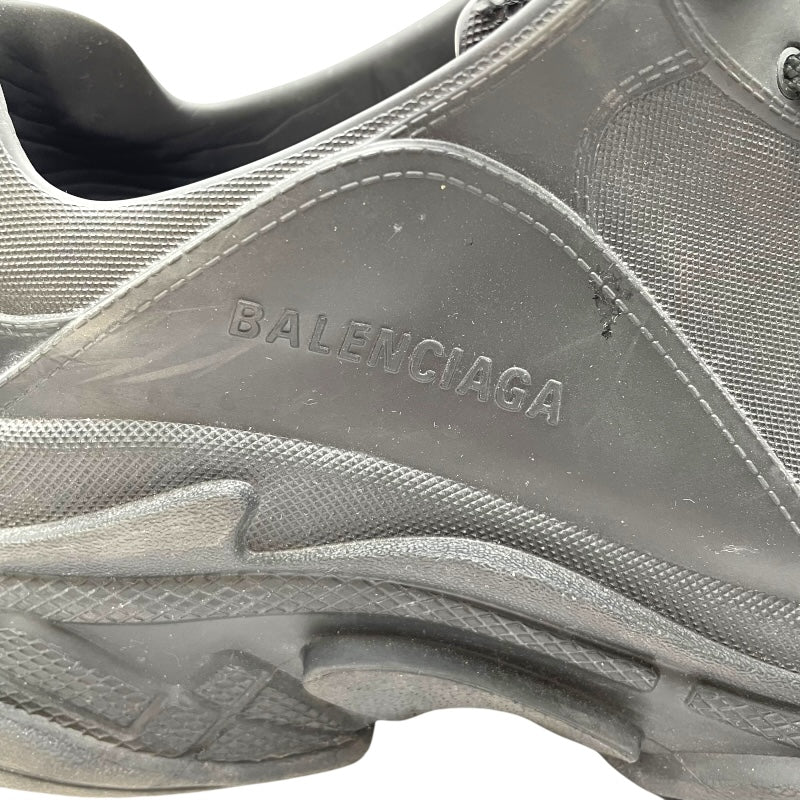 バレンシアガ BALENCIAGA Triple S トレーナースニーカー 752335 ブラック メッシュ メンズ スニーカー