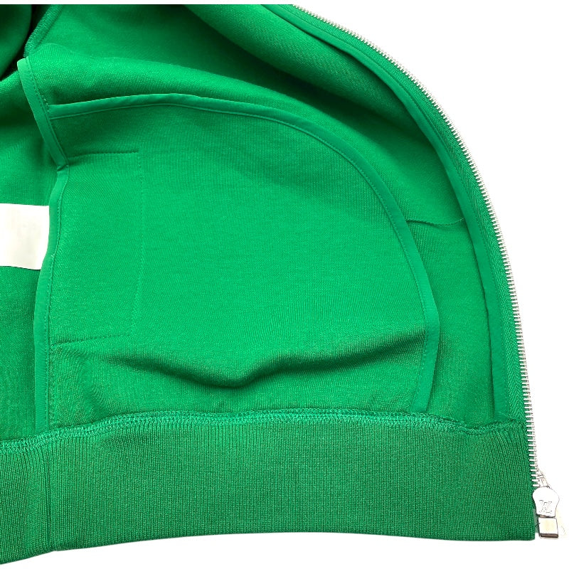ルイ・ヴィトン LOUIS VUITTON LVスタンプジップパーカー FHST02 グリーン コットン メンズ パーカー