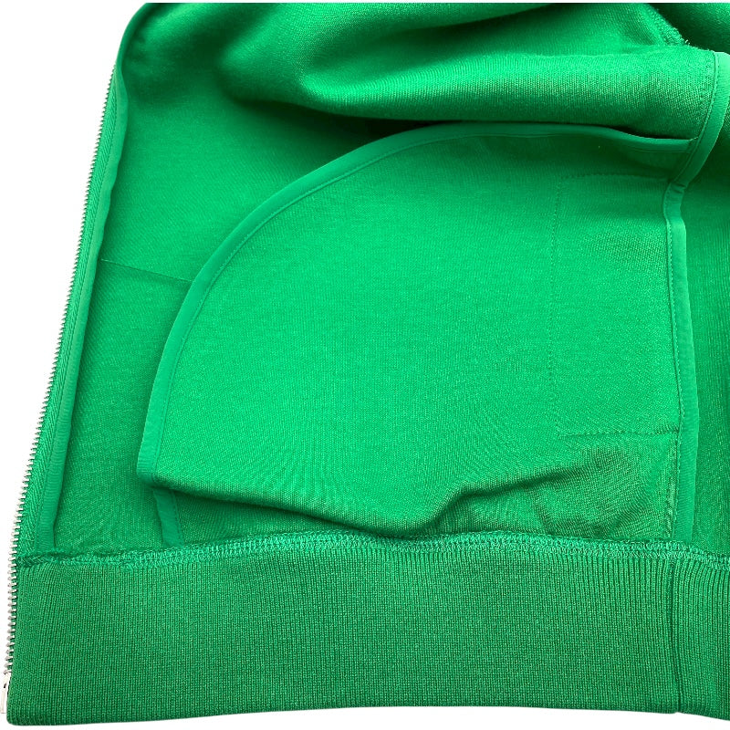 ルイ・ヴィトン LOUIS VUITTON LVスタンプジップパーカー FHST02 グリーン コットン メンズ パーカー