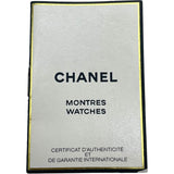 シャネル CHANEL プルミエール S H0001 ブラック GP レディース 腕時計