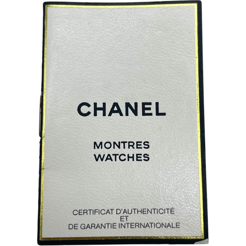 シャネル CHANEL プルミエール S H0001 ブラック GP レディース 腕時計