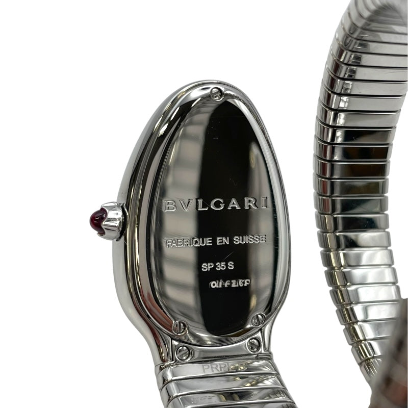 ブルガリ BVLGARI セルペンティボガス シングルスパイラル SP35S シルバー SS レディース 腕時計