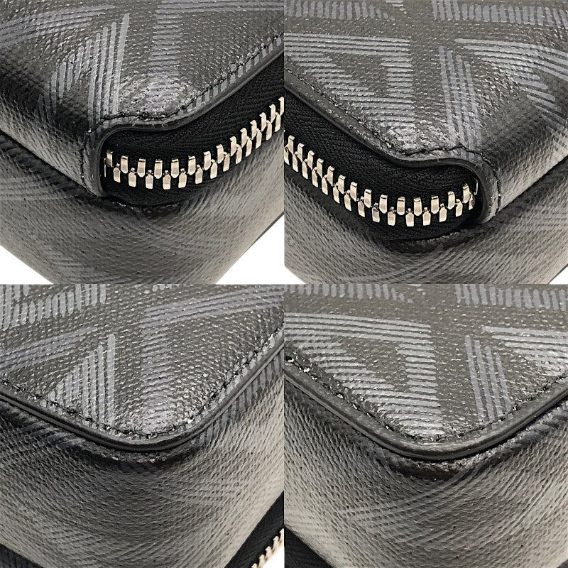 ディオールオム DIOR HOMME メッセンジャーポーチ ブラック×SV金具 CDダイヤモンド/メタル メンズ ショルダーバッグ