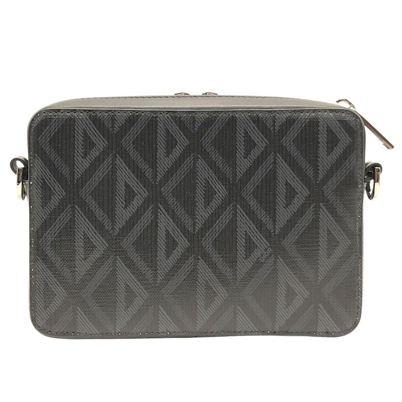 ディオールオム DIOR HOMME メッセンジャーポーチ ブラック×SV金具 CDダイヤモンド/メタル メンズ ショルダーバッグ