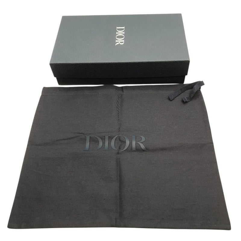ディオールオム DIOR HOMME メッセンジャーポーチ ブラック×SV金具 CDダイヤモンド/メタル メンズ ショルダーバッグ