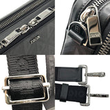 ディオールオム DIOR HOMME メッセンジャーポーチ ブラック×SV金具 CDダイヤモンド/メタル メンズ ショルダーバッグ