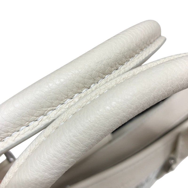 ベルルッティ Berluti トゥジュールXS カリグラフィ 日本限定モデル ホワイト トワルマルブフレザー メンズ トートバッグ