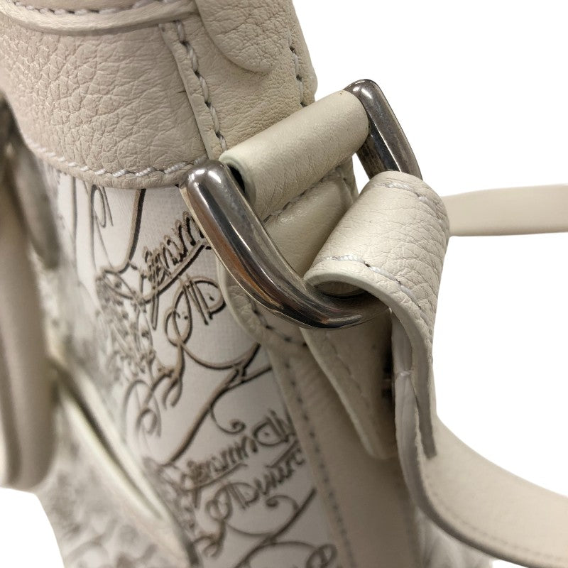 ベルルッティ Berluti トゥジュールXS カリグラフィ 日本限定モデル ホワイト トワルマルブフレザー メンズ トートバッグ