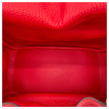 エルメス HERMES リンディ26 D刻 ルージュクー GD金具 トリヨンクレマンス レディース ショルダーバッグ