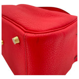 エルメス HERMES リンディ26 D刻 ルージュクー GD金具 トリヨンクレマンス レディース ショルダーバッグ