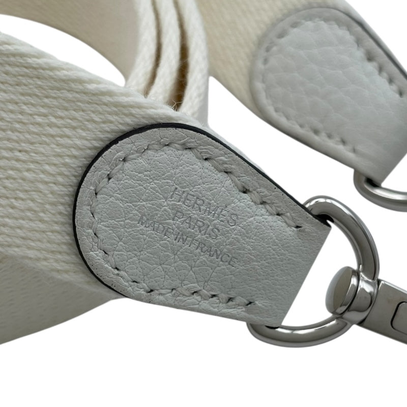 エルメス HERMES エヴリンTPM W刻印　(2024年製) ニューホワイト　シルバー金具 トリヨンクレマンス レディース ショルダーバッグ