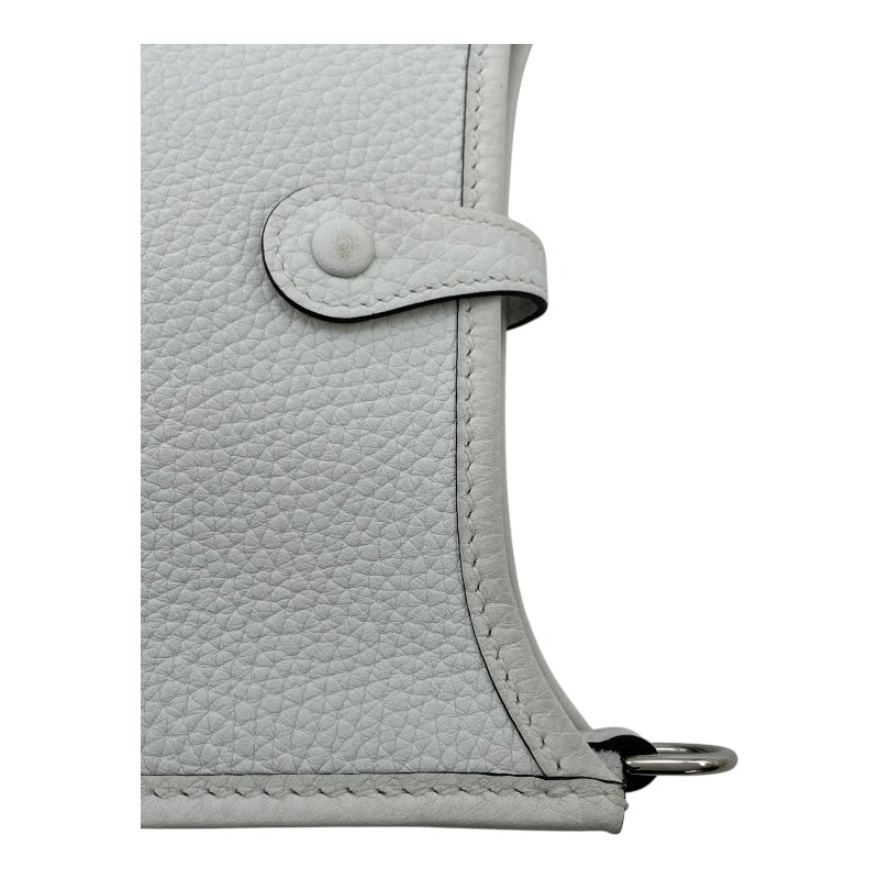 エルメス HERMES エヴリンTPM W刻印　(2024年製) ニューホワイト　シルバー金具 トリヨンクレマンス レディース ショルダーバッグ