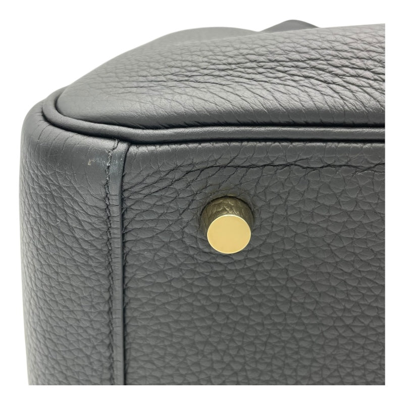 エルメス HERMES リンディ30 U刻 ブラック GD金具 トリヨン レディース ショルダーバッグ