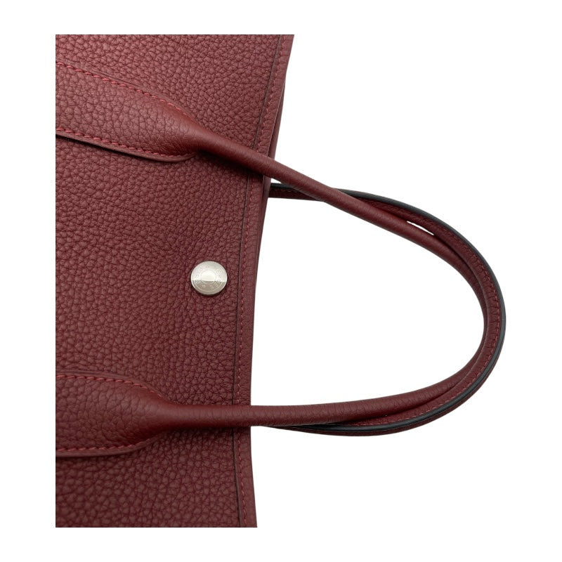 エルメス HERMES ガーデンパーティーTPM W刻 ルージュアッシュ SV金具 ネゴンダ レディース ハンドバッグ