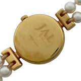ミキモト MIKIMOTO パールウォッチ JAL限定 4N20-0941 ホワイトシェル GP クオーツ レディース 腕時計