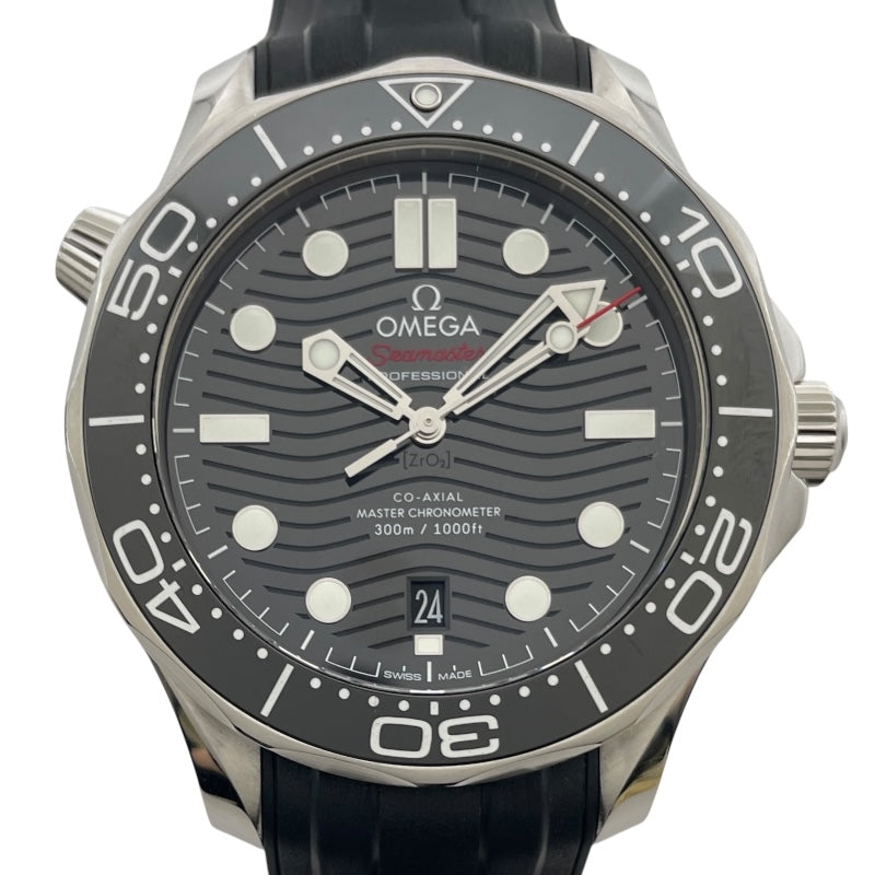 オメガ OMEGA シーマスター ダイバー300M コーアクシャル マスタークロノメーター 210.32.42.20.01.001 ブラック SS メンズ 腕時計