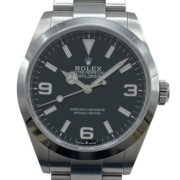 ロレックス ROLEX エクスプローラー40 224270 ブラック SS メンズ 腕時計