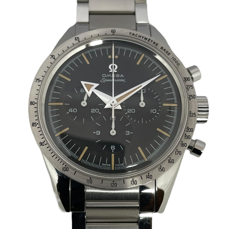 オメガ OMEGA スピードマスター マスタークロノメーター 1957 トリロジー 311.10.39.30.01.001 ブラック SS 手巻き メンズ 腕時計