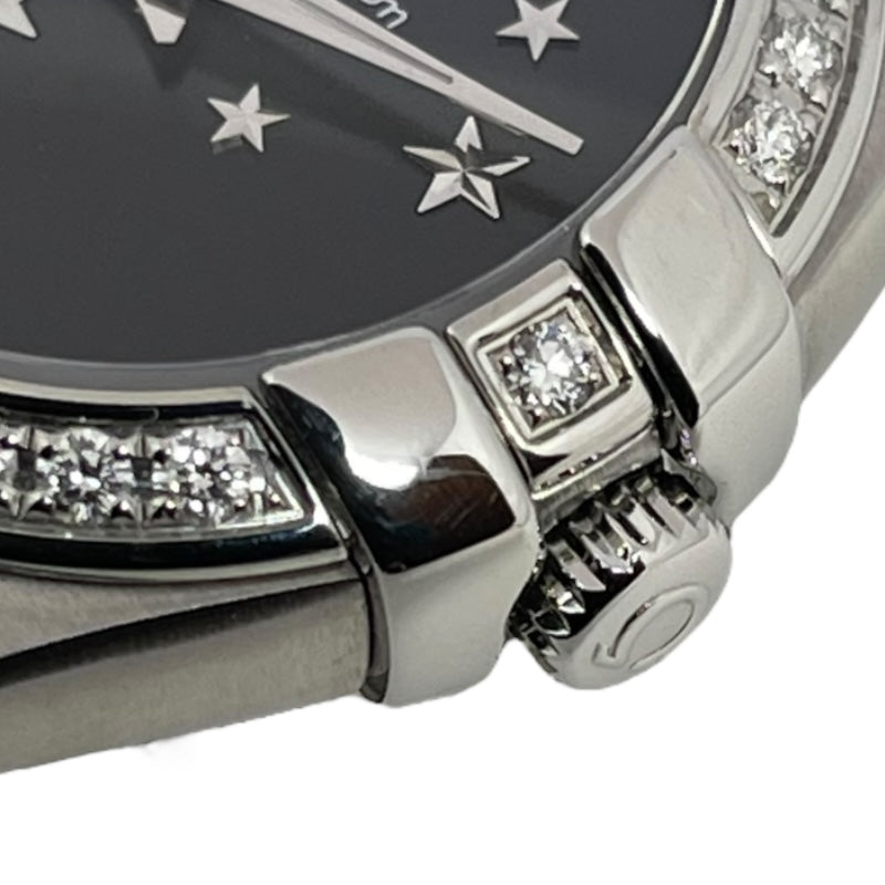 オメガ OMEGA コンステレーション ブラッシュ クォーツ 123.15.24.60.01.001 ブラック SS クオーツ レディース 腕時計