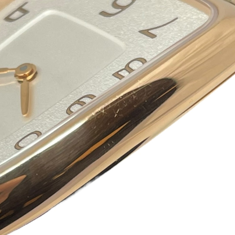 エルメス HERMES ギャロップ ドゥ エルメス GM GA1.270(W047893WW00) シルバー K18PG/革ベルト クオーツ レディース 腕時計