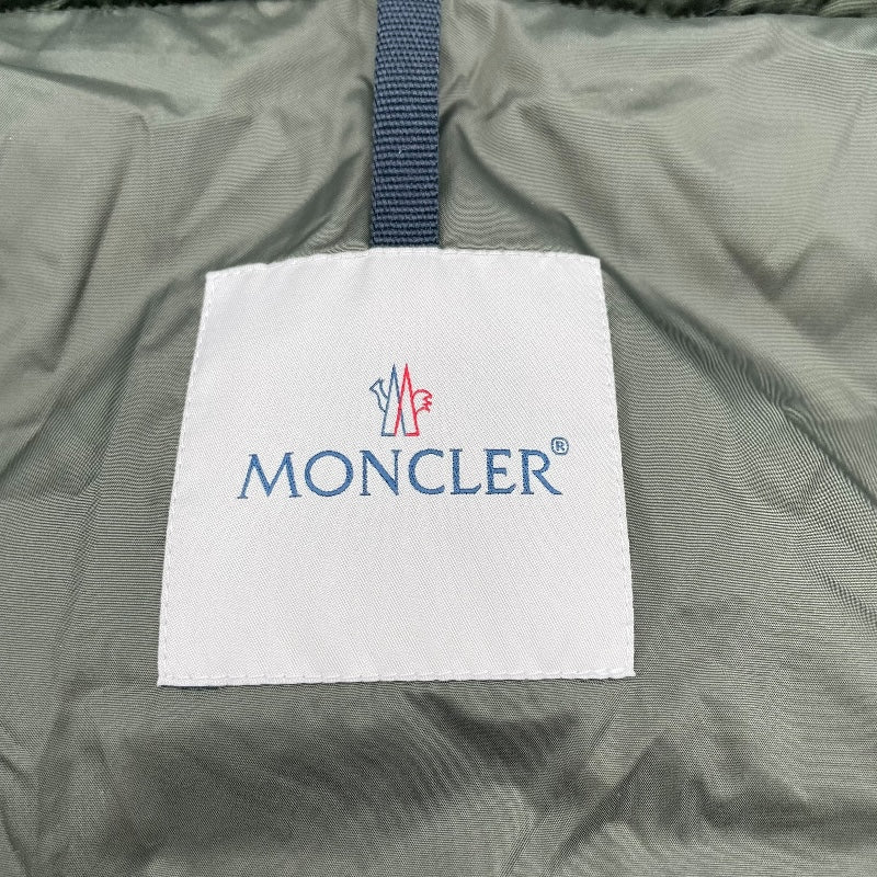 モンクレール MONCLER AGOT ベルト付ダウンコート F20931D50700 カーキ ナイロン レディース ダウンジャケット