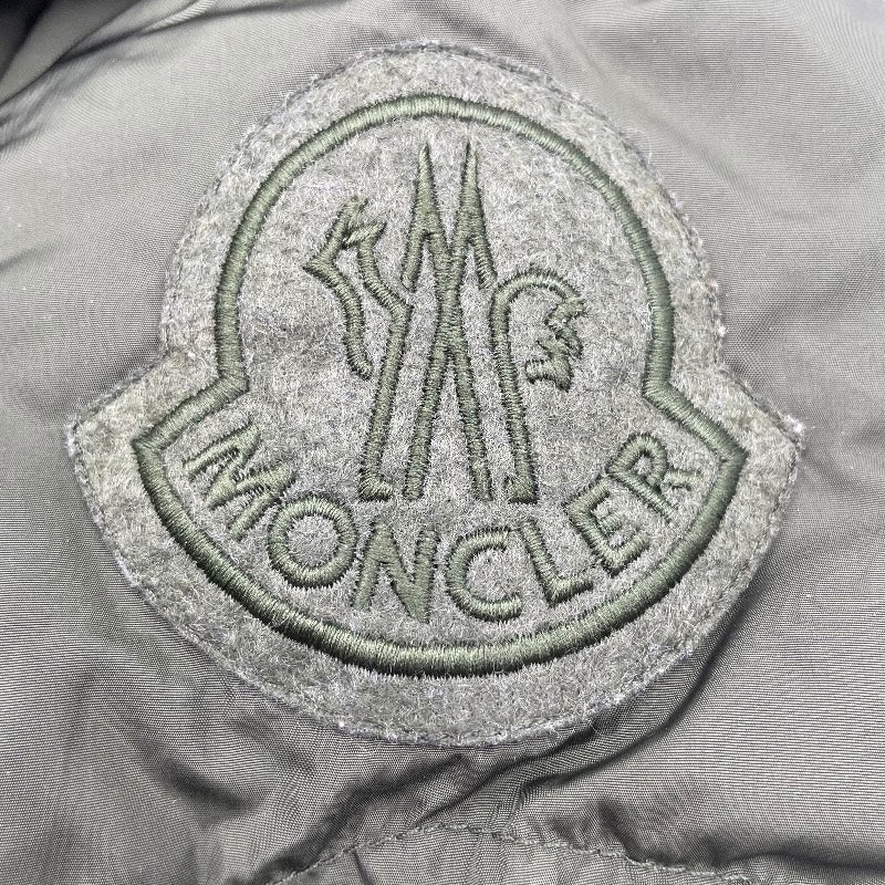 モンクレール MONCLER AGOT ベルト付ダウンコート F20931D50700 カーキ ナイロン レディース ダウンジャケット