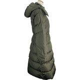 モンクレール MONCLER AGOT ベルト付ダウンコート F20931D50700 カーキ ナイロン レディース ダウンジャケット