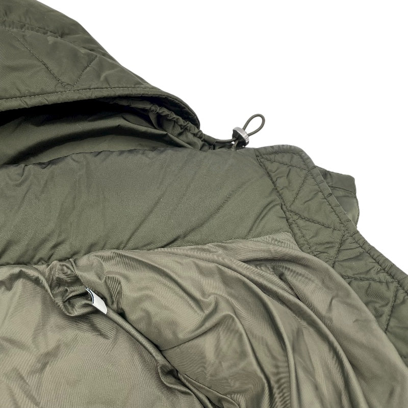 モンクレール MONCLER AGOT ベルト付ダウンコート F20931D50700 カーキ ナイロン レディース ダウンジャケット