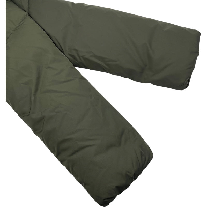 モンクレール MONCLER AGOT ベルト付ダウンコート F20931D50700 カーキ ナイロン レディース ダウンジャケット