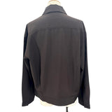 ミュウミュウ miu miu ロゴパッチブルゾンジャケット ML1041 ブラウン モヘア メンズ ブルゾン